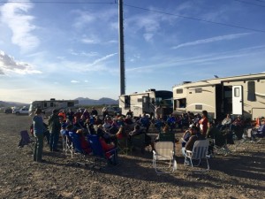 There are very few organized events at a Convergence - one our round table discussions (on Boondocking).