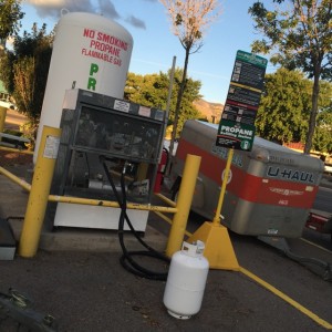 We're refilling propane tanks WAY too often. 