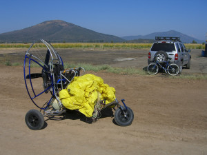 All that fit into the back of (and on top of) the Jeep. But it didn't leave much space for more!