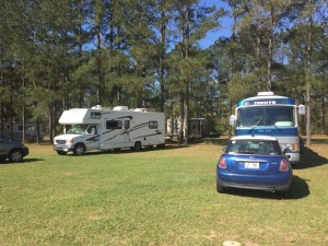 Rainbow Plantation's Dry Camping area (there's actually a spot in-between us and the other RV).