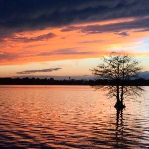 A lovely sunset over Lake Seminole