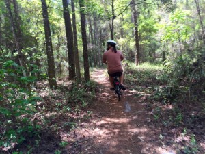 We had lots of opportunities for biking!