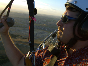Flying over Lincoln, CA - shortly after the sunrise shot above.
