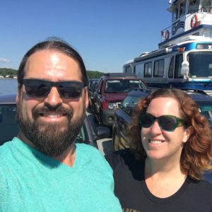 Taking the ferry from Essex, NY to Charlotte, VT