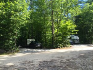 The newer sections of the campground felt more like a state park. 