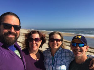 Hanging with Nina and Paul at Assateague last week. 