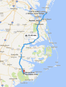 General Route to New Bern