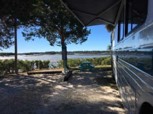 All waterfront spots currently actually have a view.. of water/mud!