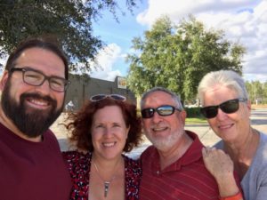 Lunch stop with Forrest & Mary