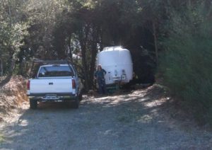 Our trailer was a lot easier to level than our bus!