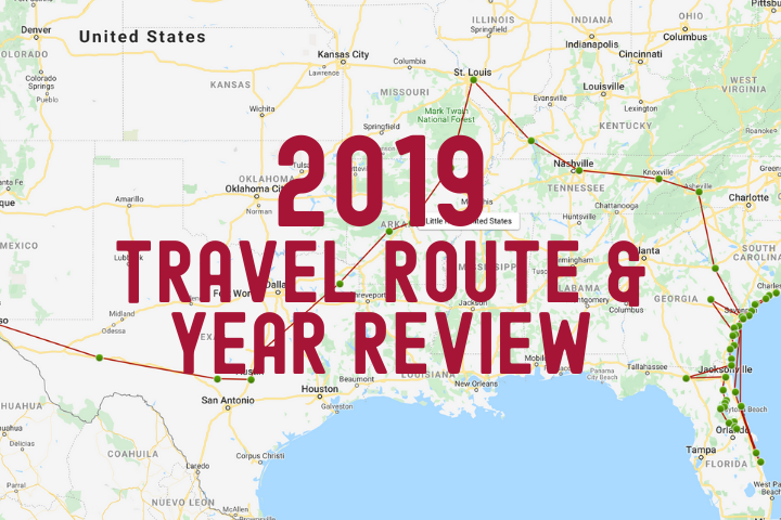 2019 Travel Route & Year Review-2