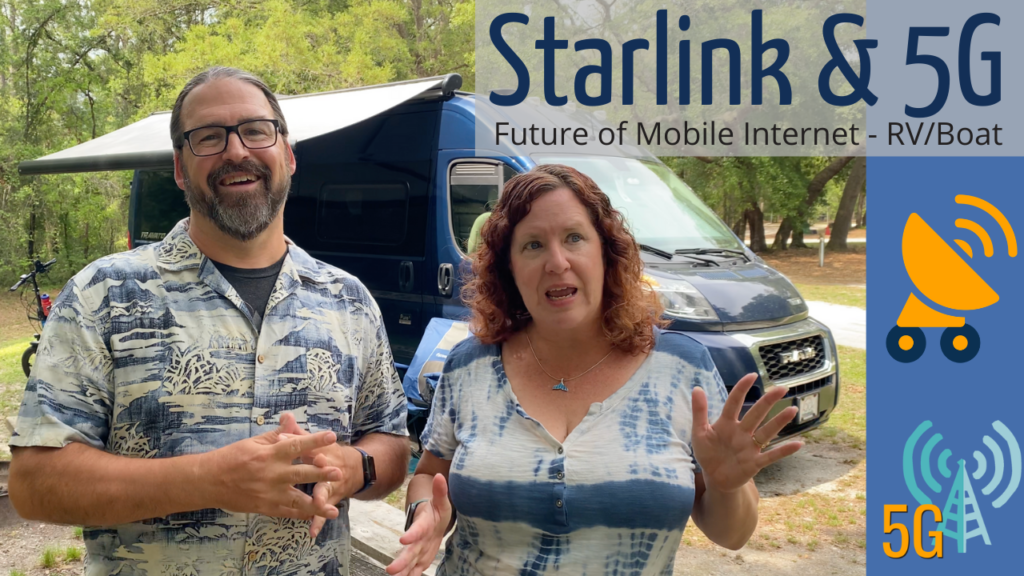 future of rv mobile internet boat - starlink satellite 5g cellular